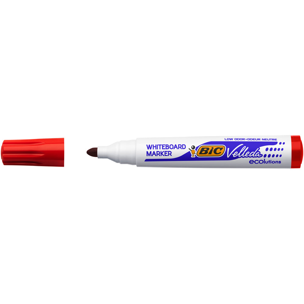 Marker tabla BIC, ECO Velleda 1701, rotund 1.5 mm, scriere rosie Marker tabla BIC, ECO Velleda 1701, rotund 1.5 mm, scriere rosie